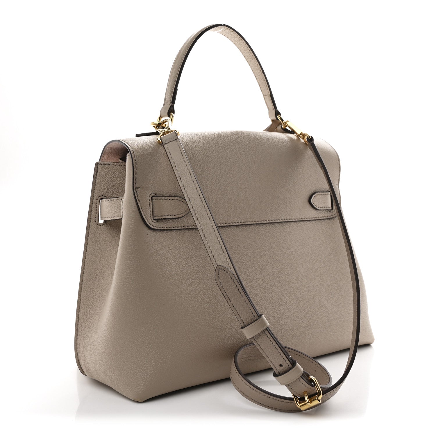 Louis Vuitton Soft Calfskin Lockme Ever MM Greige 3 of 9