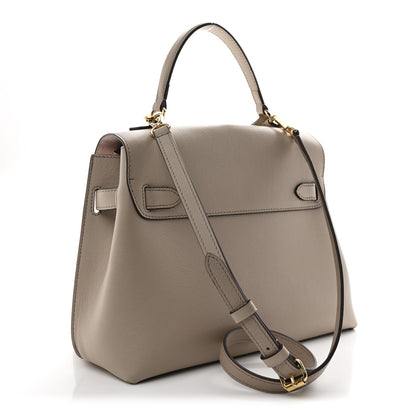 Louis Vuitton Soft Calfskin Lockme Ever MM Greige 3 of 9
