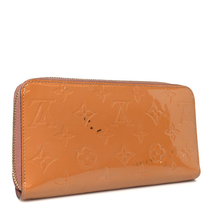 Louis Vuitton Vernis Zippy Wallet Rose Velours 3 of 9