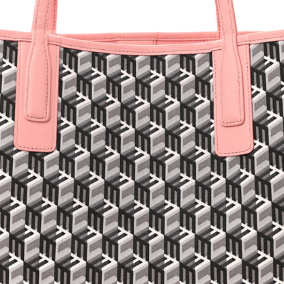 MCM Visetos Medium Liz Reversible Shopper Tote Pink 10 of 15