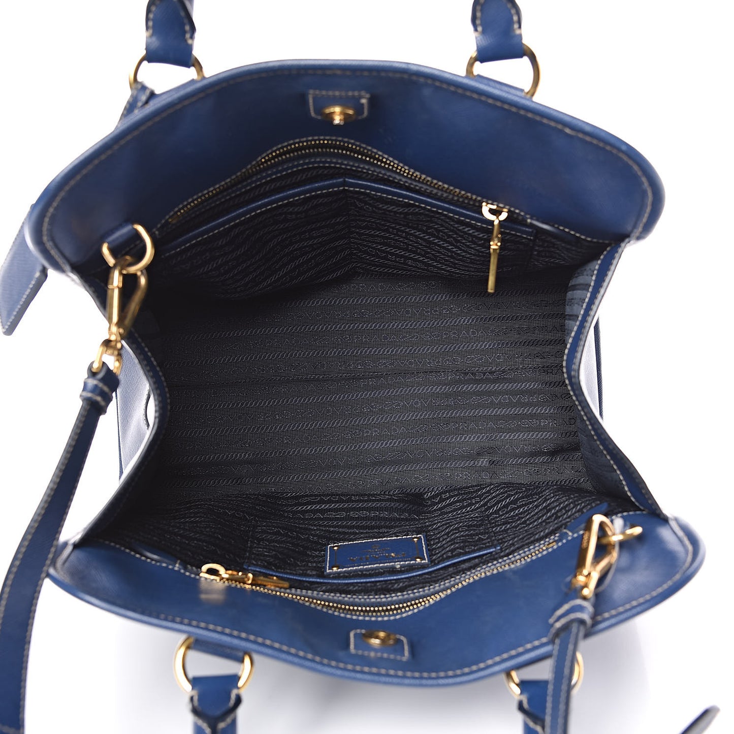 Saffiano Lux Tote Bluette