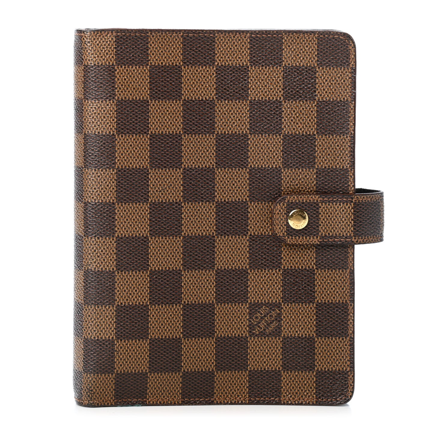 Damier Ebene Medium Ring Agenda Cover