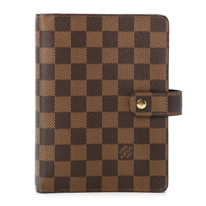 Louis Vuitton Damier Ebene Medium Ring Agenda Cover 1 of 5