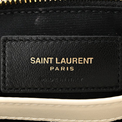 Saint Laurent Calfskin Y Quilted Monogram Toy Loulou Crossbody Bag Crema Soft 6 of 11