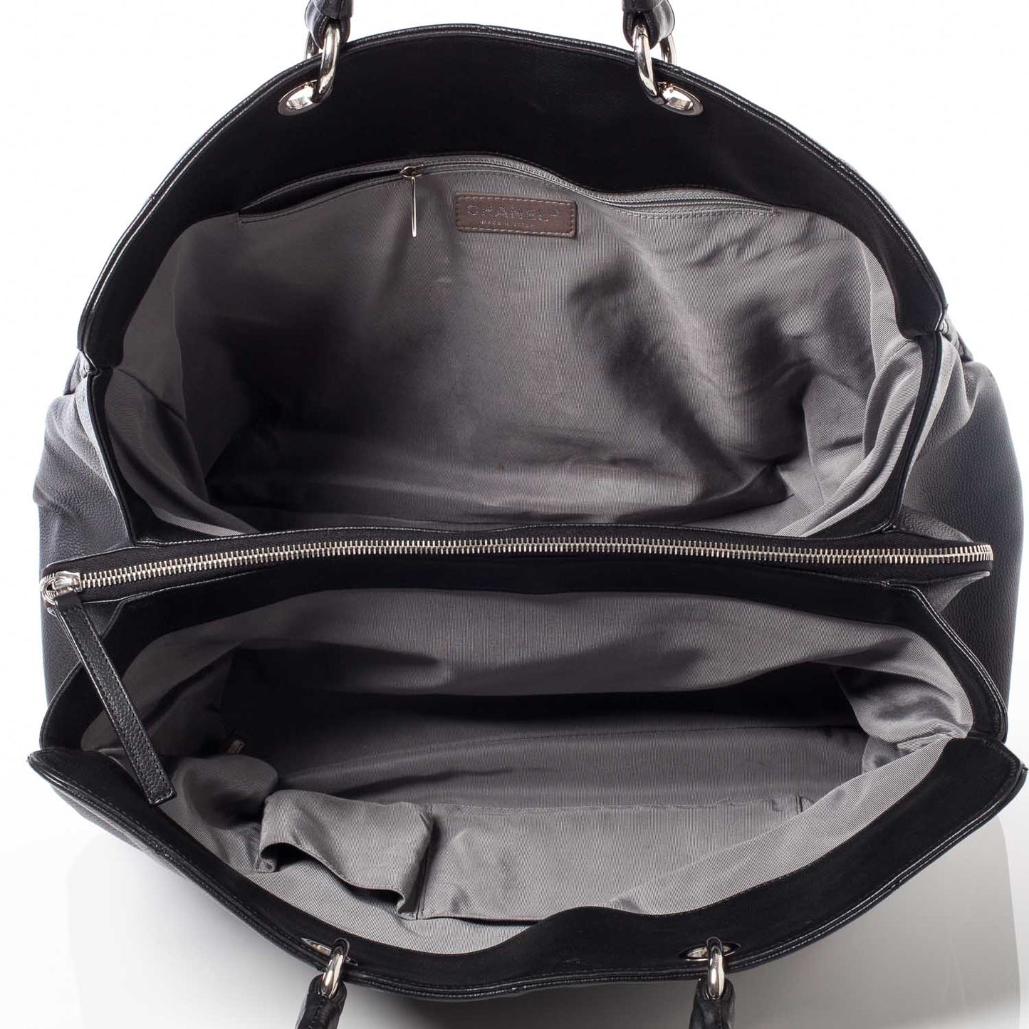 Caviar Quilted XL Tote Black