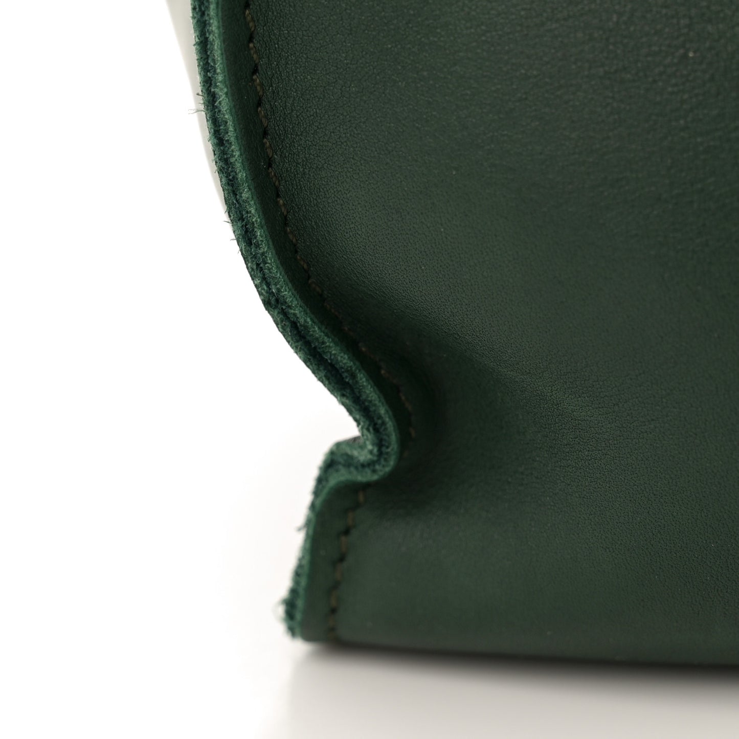 Smooth Calfskin Medium Big Bag Dark Green
