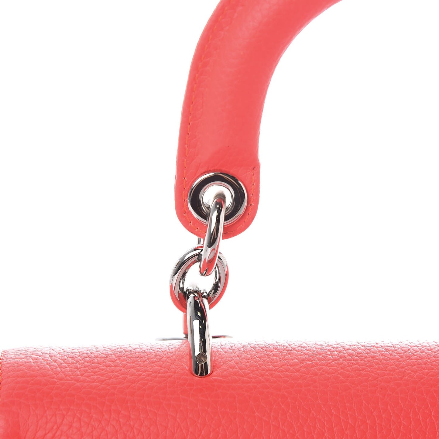 Bullcalf Mini Be Dior Satchel Fluorescent Goji Pink