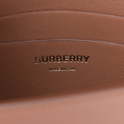 Burberry Smooth Calfskin Two Tone Small Grace Bag Malt Brown Black 6 of 11