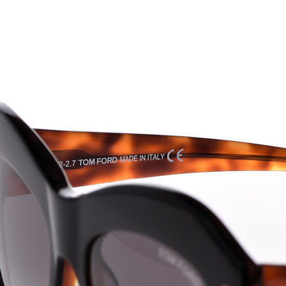 Tom Ford Emmanuelle Sunglasses TF534 Black Havana 5 of 8