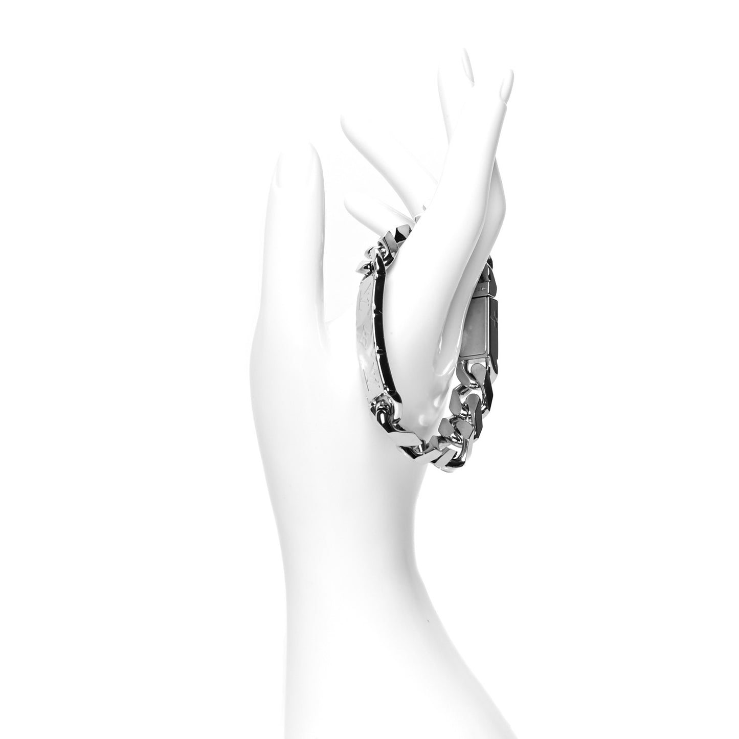 Monogram Chain Bracelet Silver
