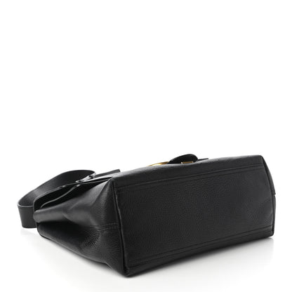Gucci Calfskin Large GG Marmont Shoulder Bag Black 4 of 10