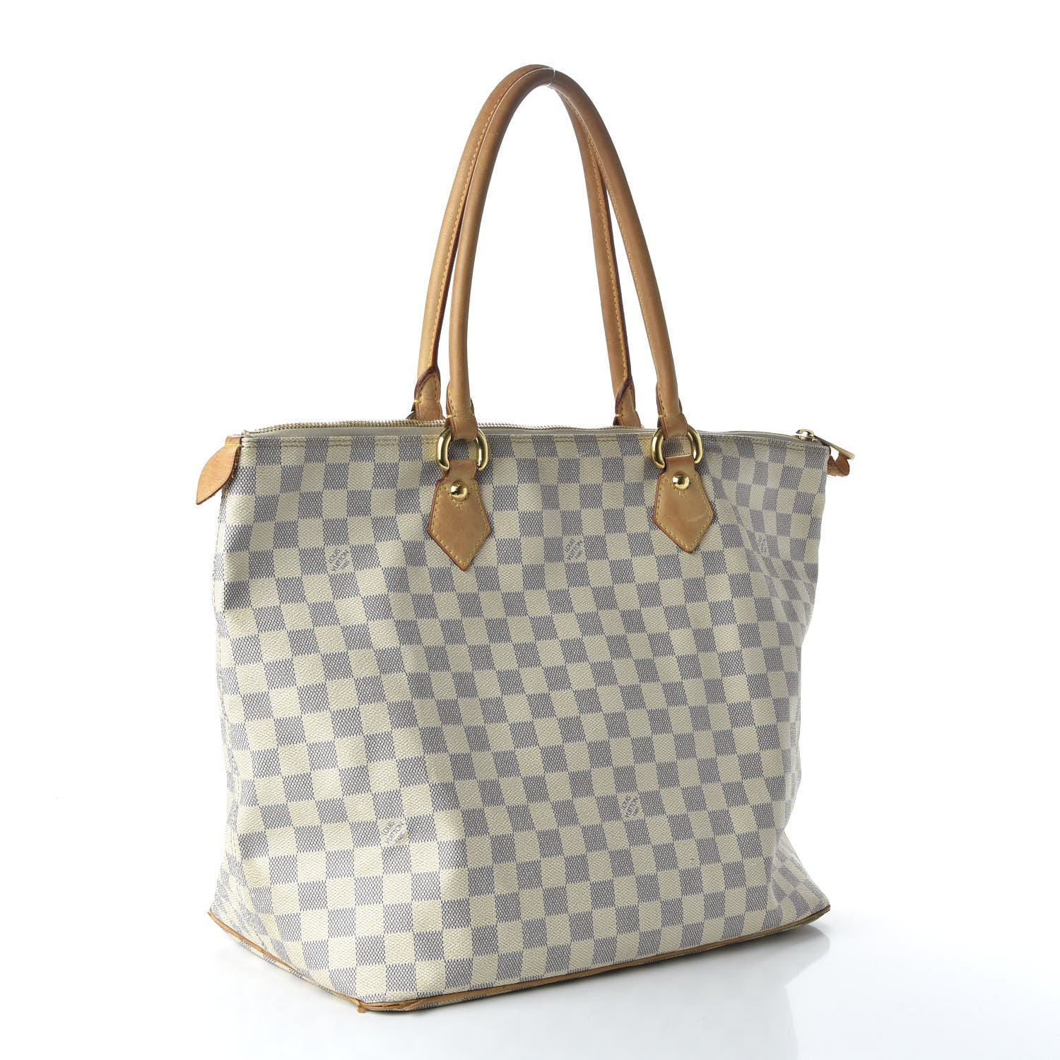 Louis Vuitton Damier Azur Saleya GM 3 of 10