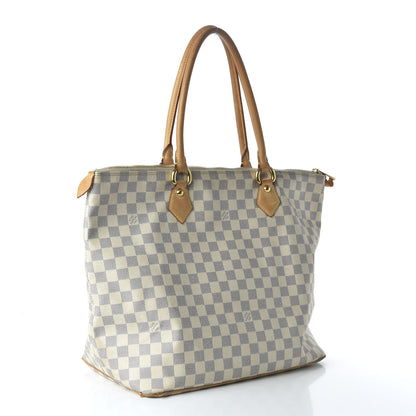 Louis Vuitton Damier Azur Saleya GM 3 of 10
