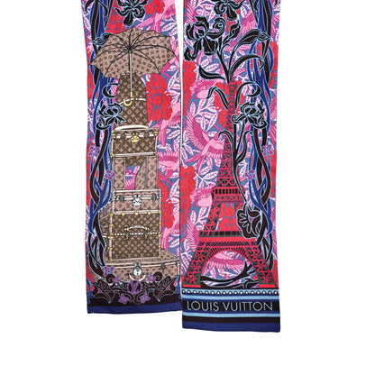 Louis Vuitton Silk Louis A Paris Bandeau Fuchsia 2 of 4