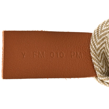 Hermes Canvas Swift Aline Grooming Bag Gold 6 of 9