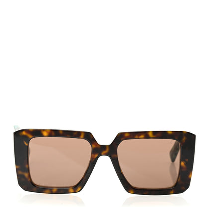 Prada Acetate Symbole Sunglasses SPR 23Y Red Tortoise 2 of 9