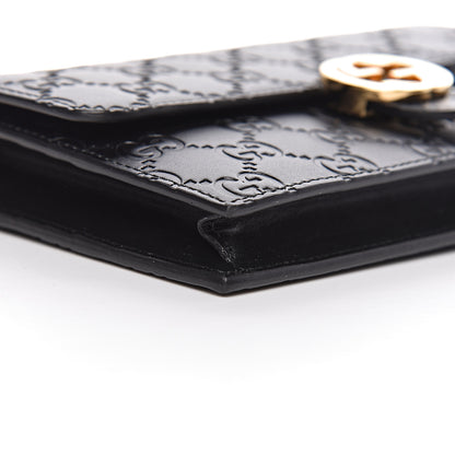 Gucci Guccissima Icon Chain Wallet Black 9 of 10