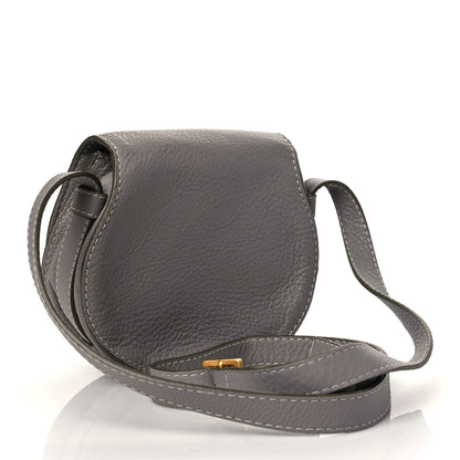 Chloe Calfskin Mini Marcie Round Crossbody Bag Cashmere Grey 3 of 11