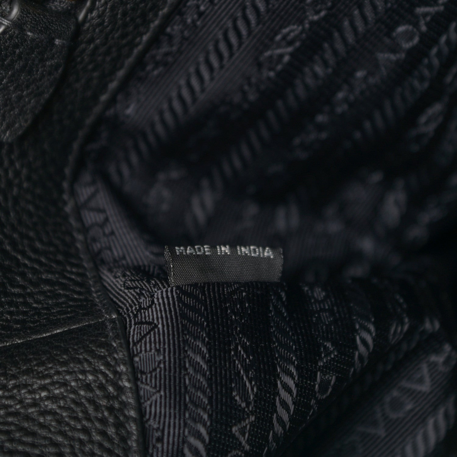 Prada Vitello Daino Shopping Tote Black 6 of 12