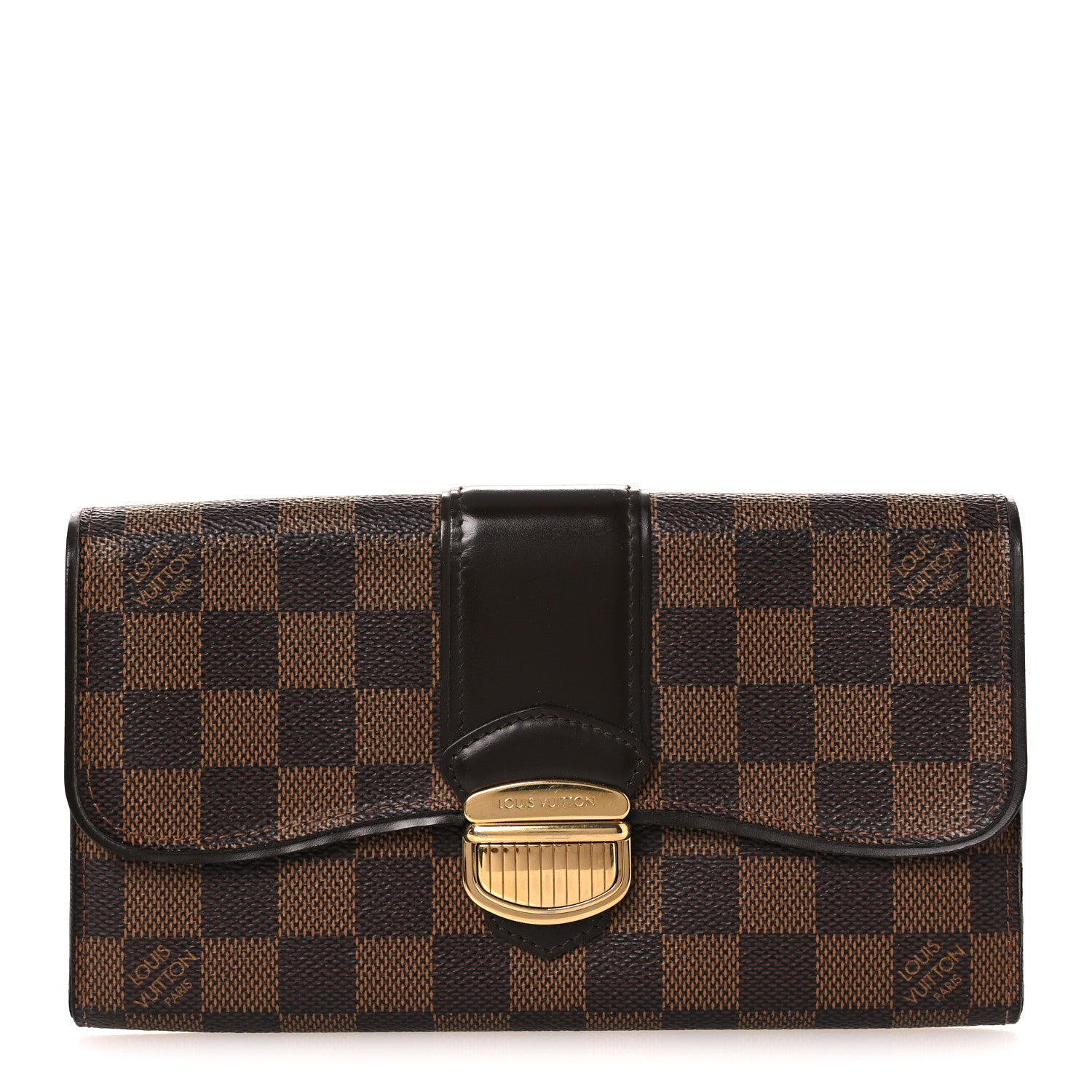 Louis Vuitton Damier Ebene Sistina Wallet 1 of 8