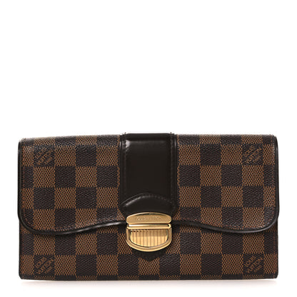 Louis Vuitton Damier Ebene Sistina Wallet 1 of 8