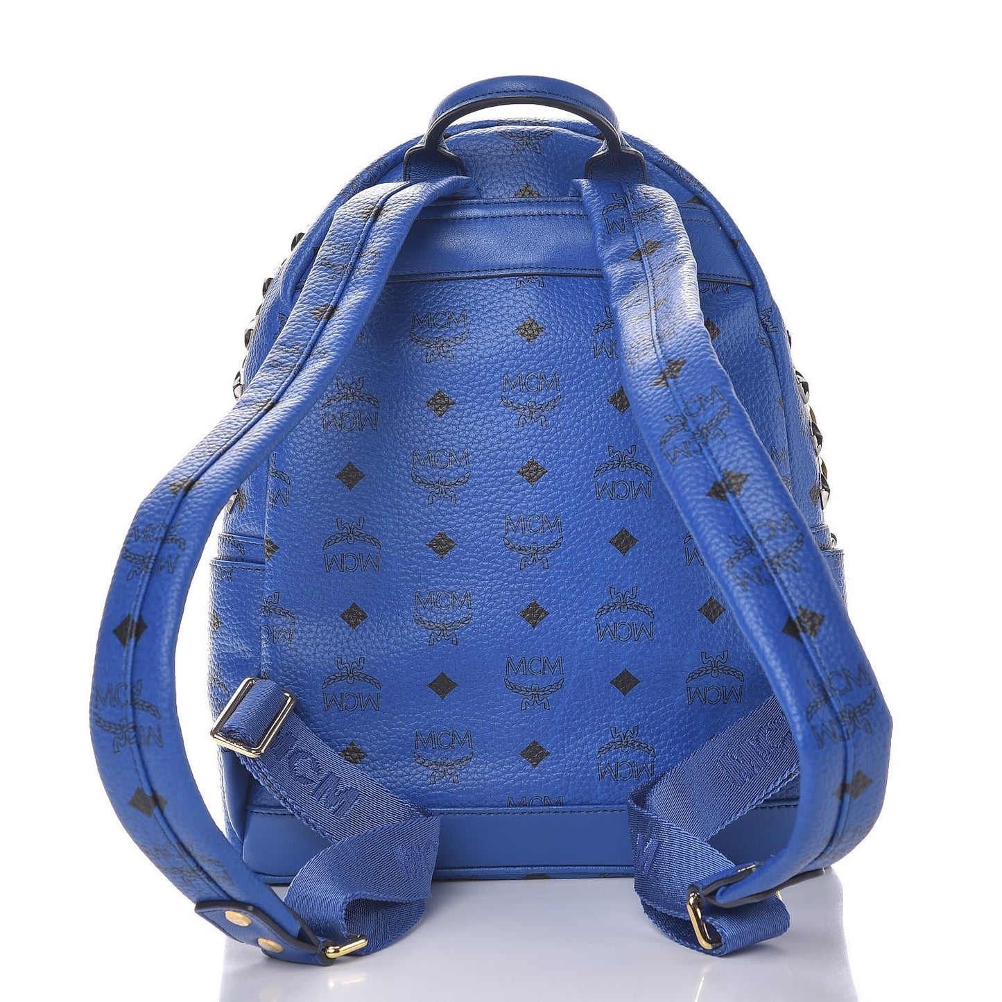 Visetos Studded Medium Stark Backpack White Blue
