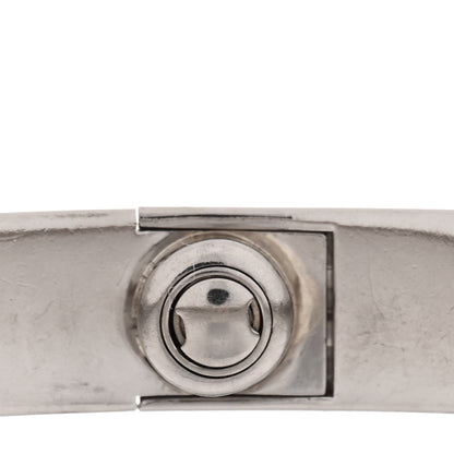 Cartier 18K White Gold LOVE Bracelet 18 7 of 8