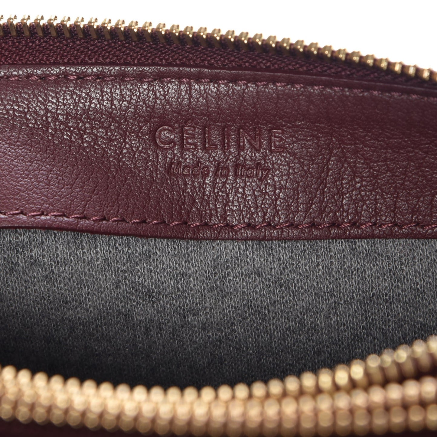 Smooth Lambskin Small Trio Crossbody Bag Burgundy