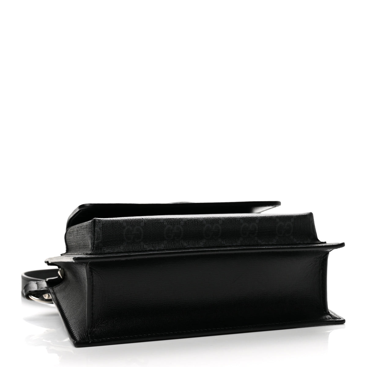 GG Supreme Monogram Canvas Interlocking G Belt Bag Black