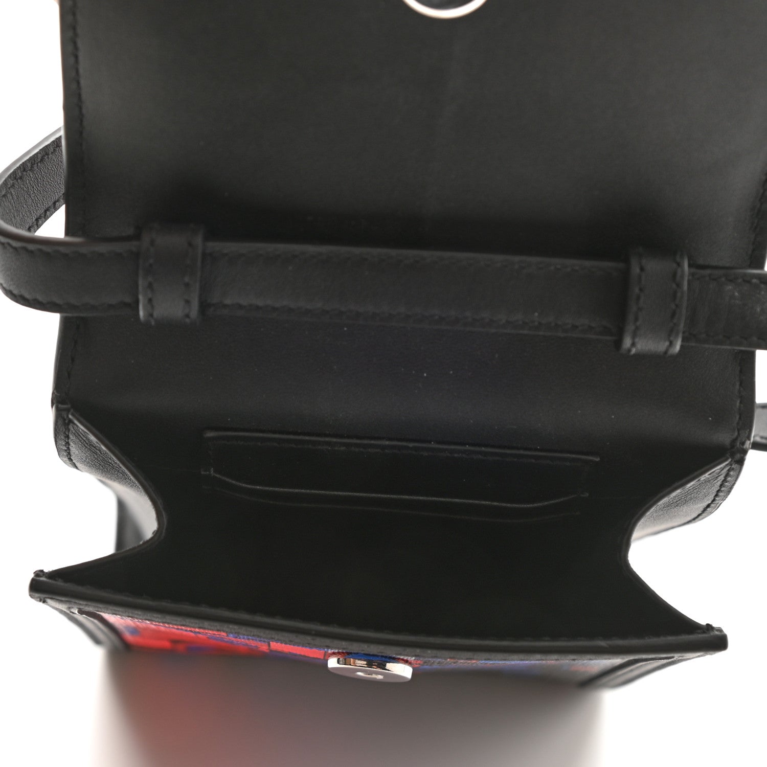 Gucci Canvas Mini Crossbody Bag Black Multicolor 5 of 10