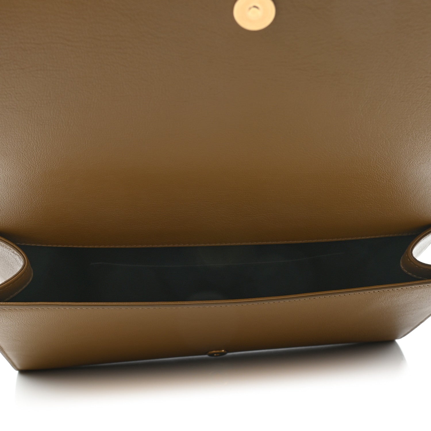 Saint Laurent Calfskin Monogram Large Belle De Jour Clutch Beige 6 of 8
