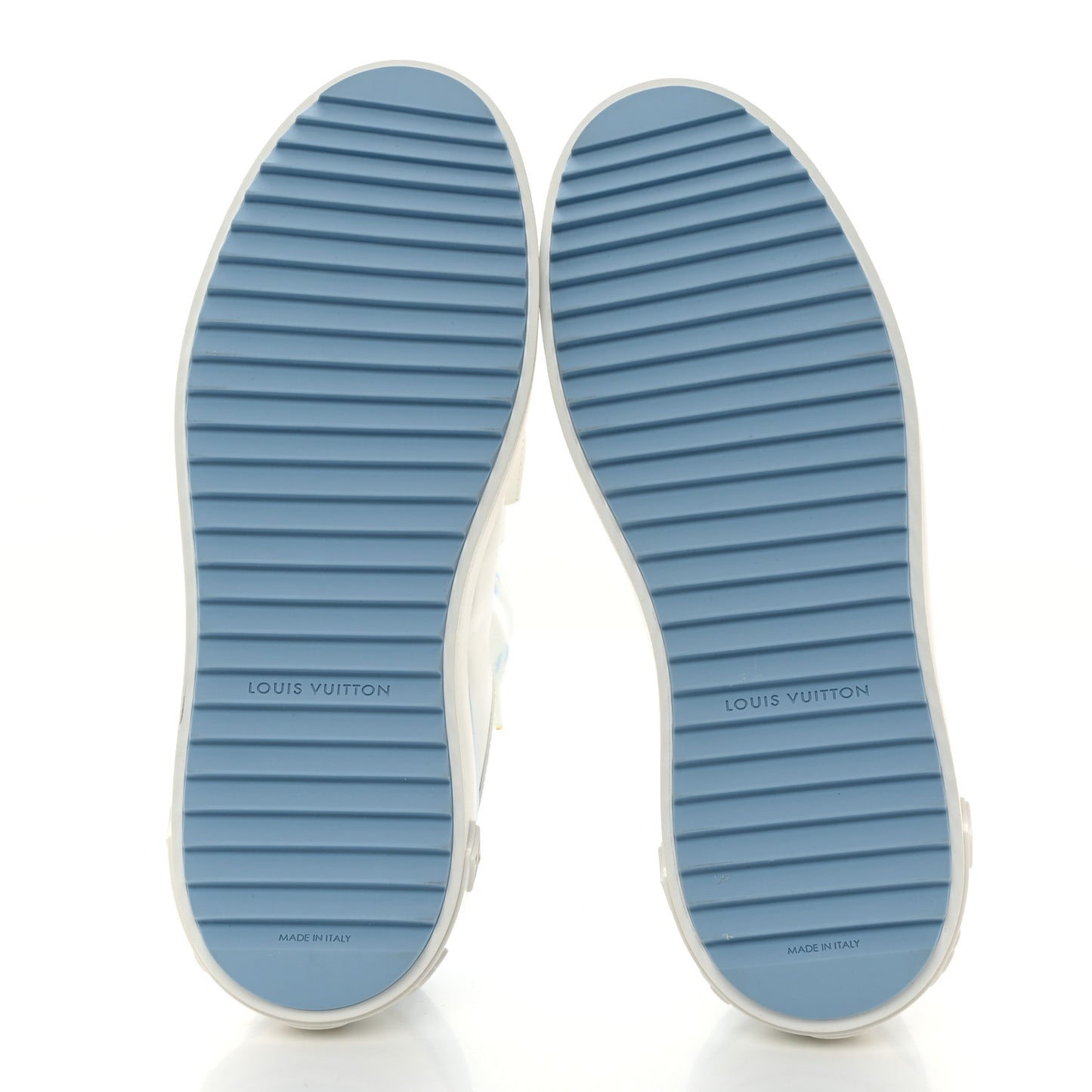 Calfskin Time Out Bow Sneakers 38.5 Blue