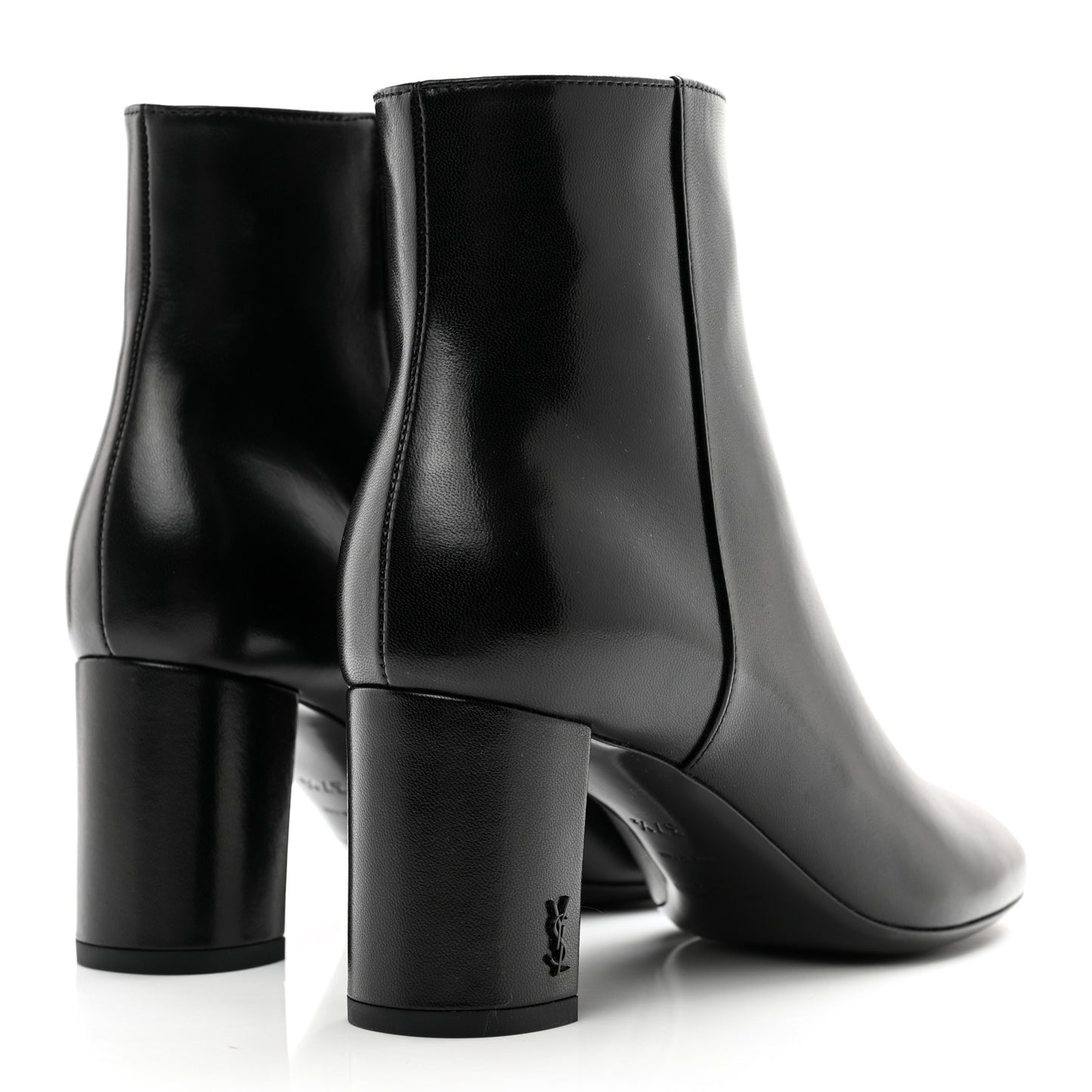 Nappa Vendome Loulou Ankle Zip Boot 37.5 Black