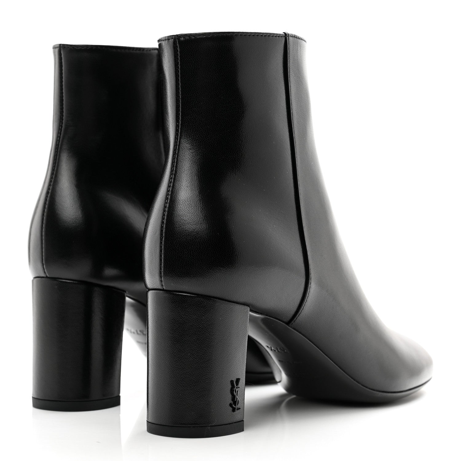 Saint Laurent Nappa Vendome Loulou Ankle Zip Boot 37.5 Black 5 of 9