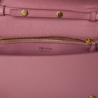 Prada Saffiano Lux Chain Wallet Petalo 7 of 10