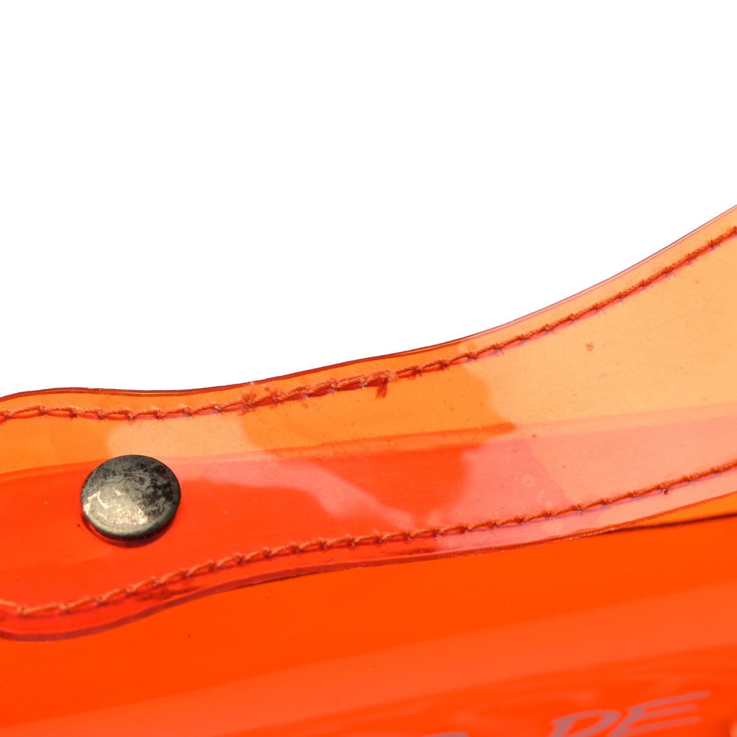 Hermes Vinyl Souvenir De L'Exposition Kelly Orange 13 of 15