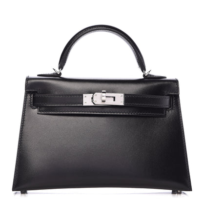 Hermes Box Mini Kelly Sellier 20 Black 1 of 30