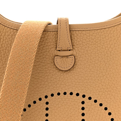 Hermes Taurillon Clemence Evelyne TPM Biscuit 8 of 12