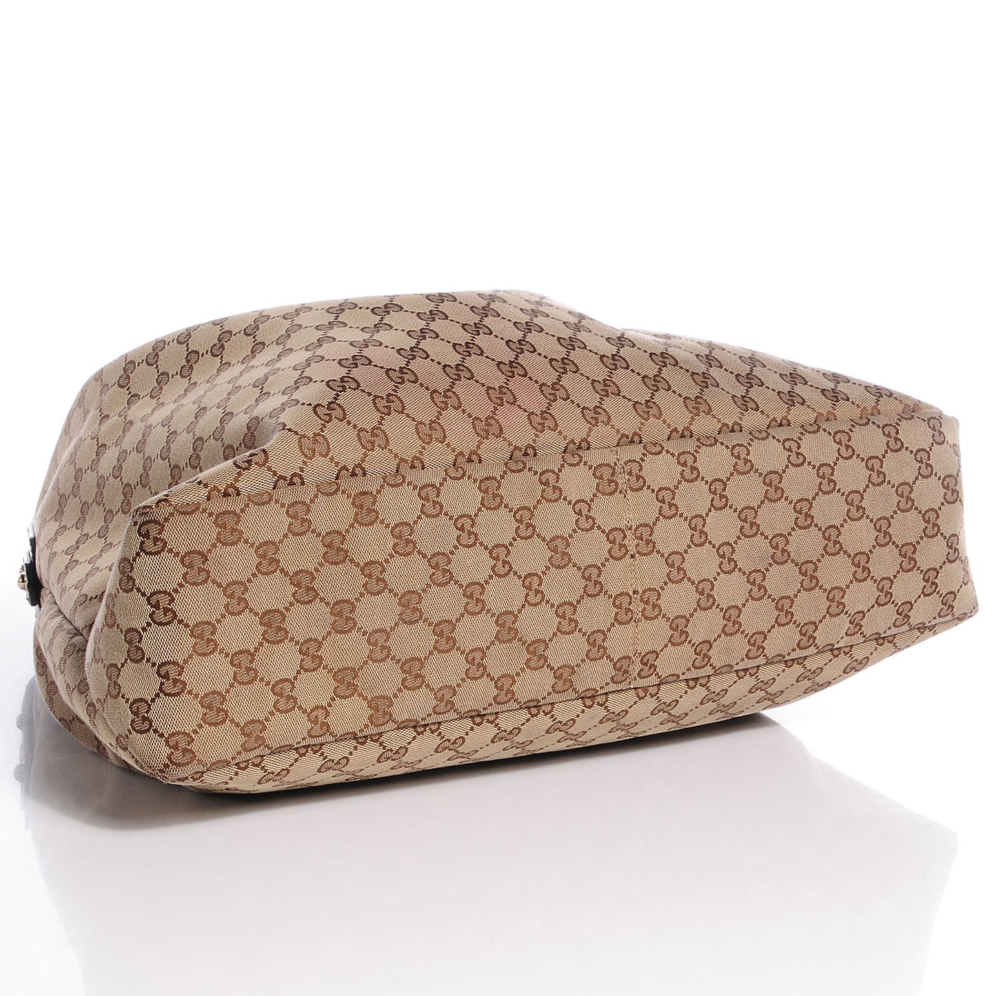Monogram Large Horsebit Chain Hobo Brown