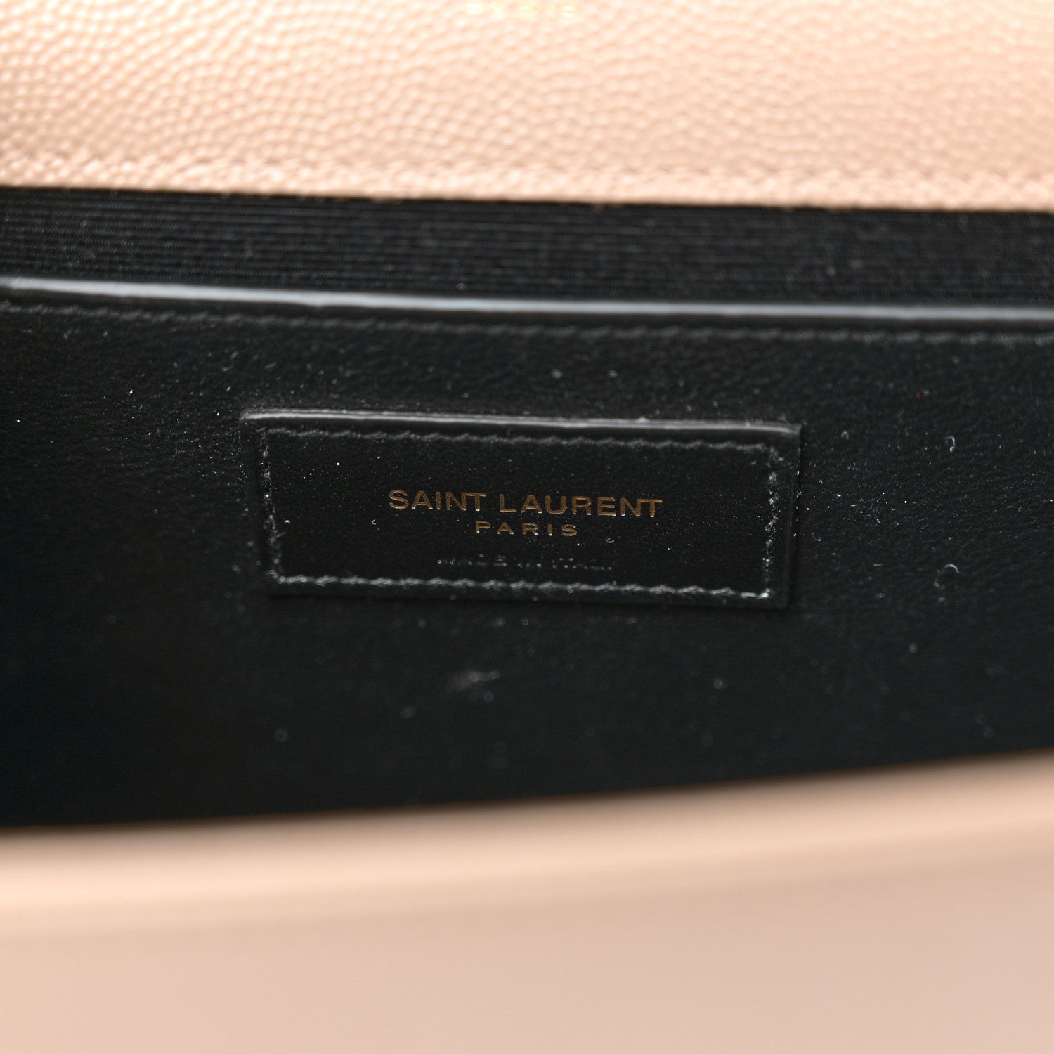 Saint Laurent Grain De Poudre Medium Monogram Kate Satchel Dark Beige 7 of 13