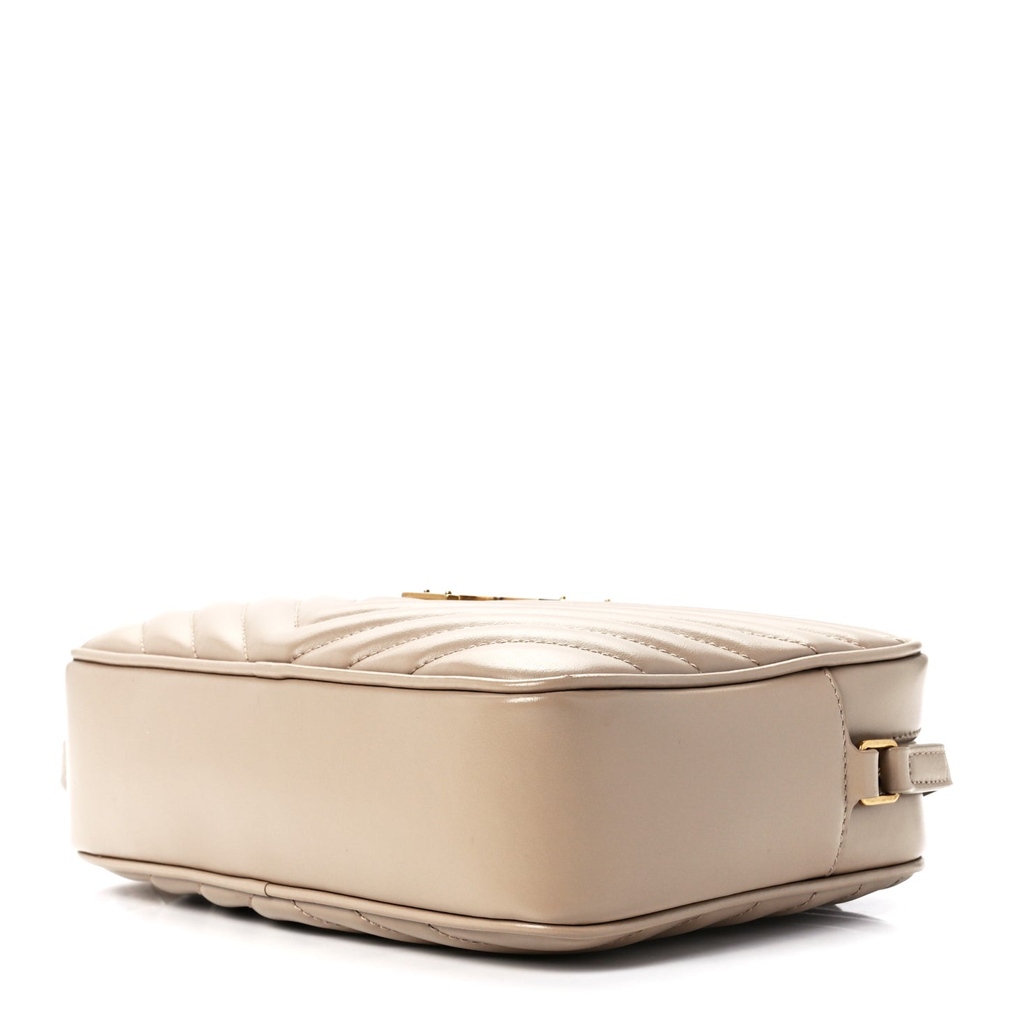 Calfskin Matelasse Monogram Lou Camera Bag Nude Powder