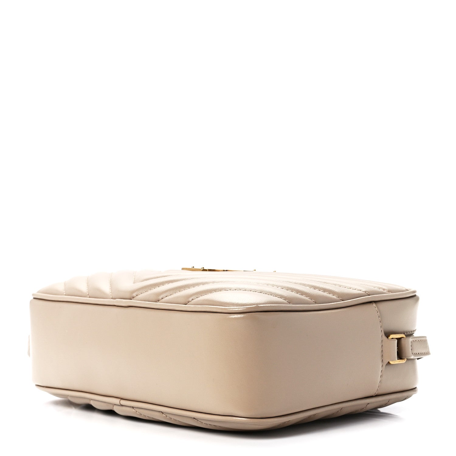 Saint Laurent Calfskin Matelasse Monogram Lou Camera Bag Nude Powder 9 of 11