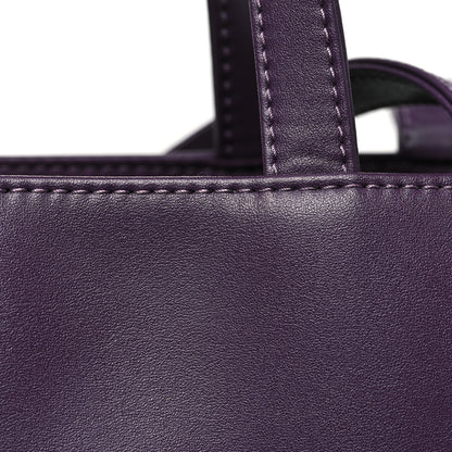 Telfar Vegan Leather Medium Shopping Bag Eggplant 11 of 13