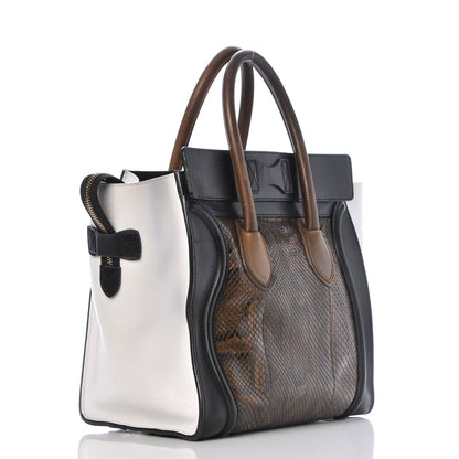 Celine Python Calfskin Mini Luggage Multicolor 3 of 11