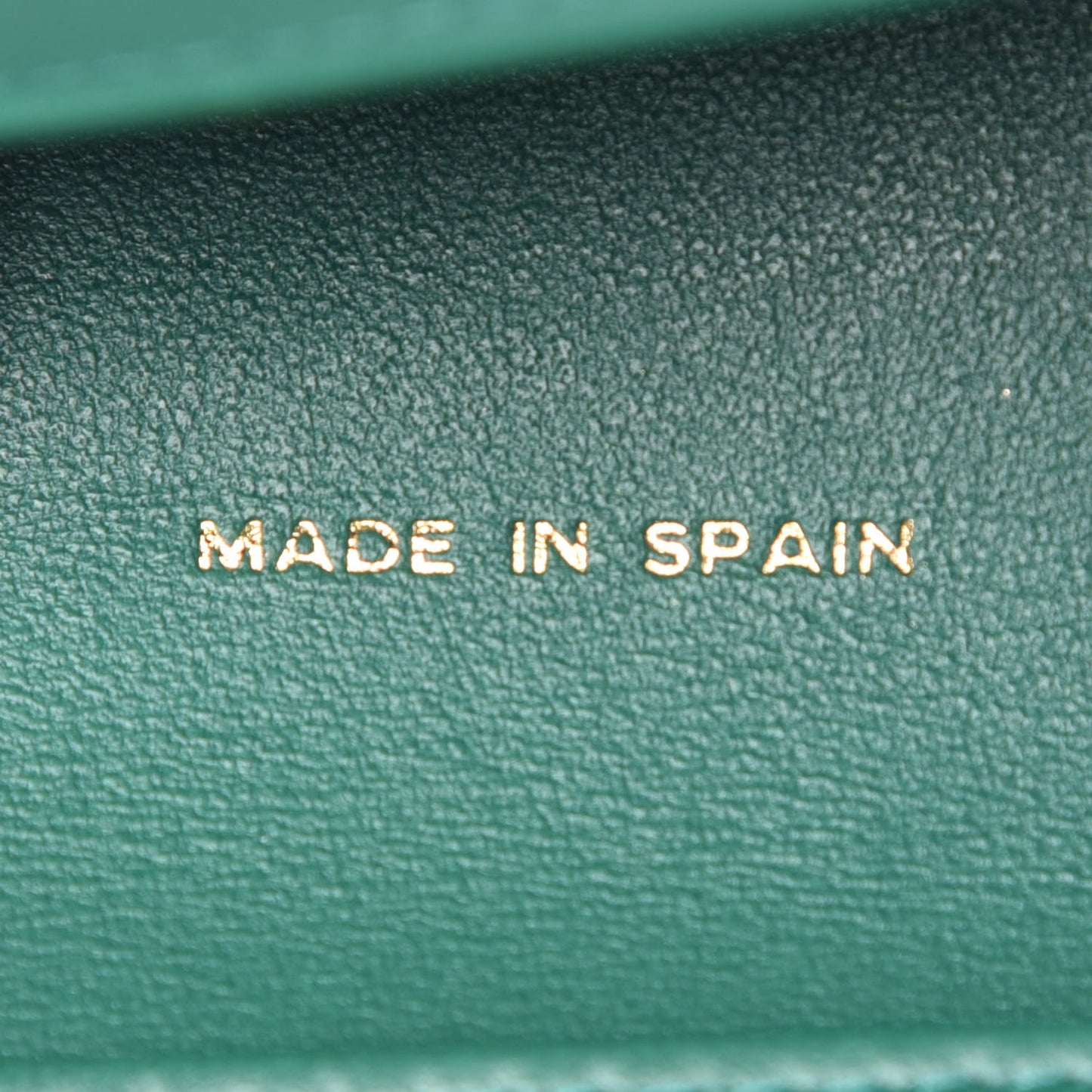 Metallic Caviar Quilted Compact Flap Wallet Green