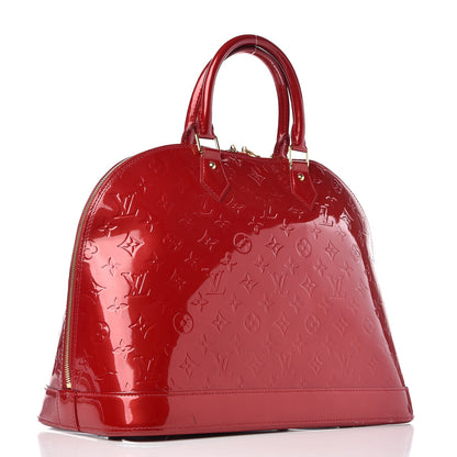 Louis Vuitton Vernis Alma GM Pomme D'Amour 3 of 11