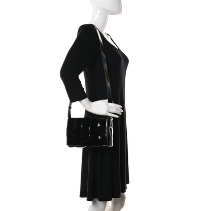 Bottega Veneta Spazzolato Maxi Intrecciato Cassette Crossbody Bag Black 2 of 14