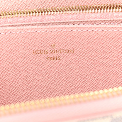Louis Vuitton Damier Azur Zippy Wallet Rose Ballerine 6 of 7