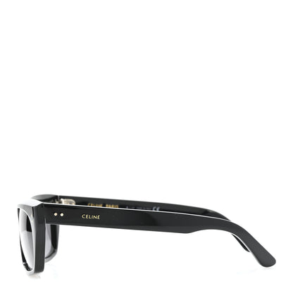 Celine Acetate Polarized Rectangular Sunglasses CL40060I Black 3 of 7