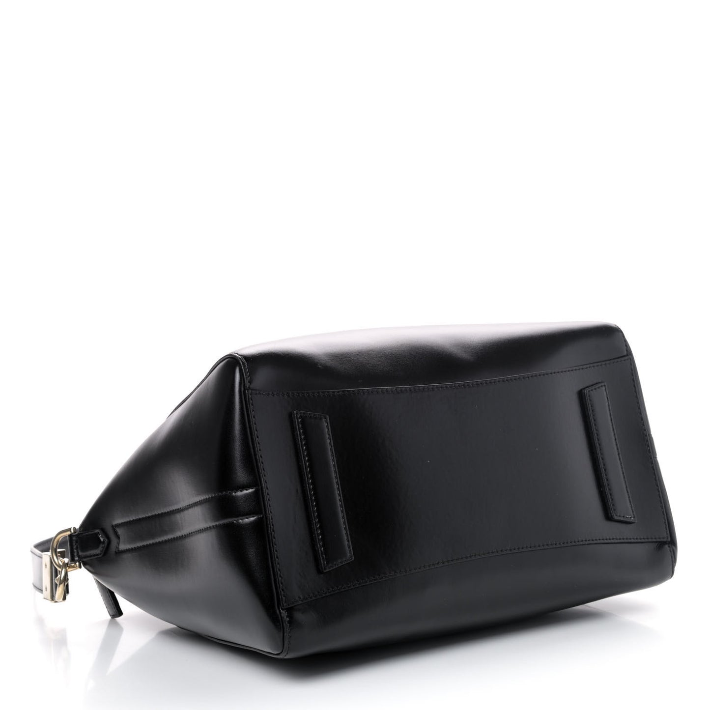 Shiny Lord Calfskin Medium Antigona Black